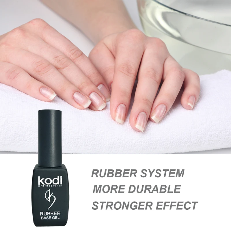 Kodi gel nail Esmaltes Permanent de polygel ongle 8ml Rubber Base Top Coat Gelpolish Polish Varnish Soak Off Nail Art Lacquer