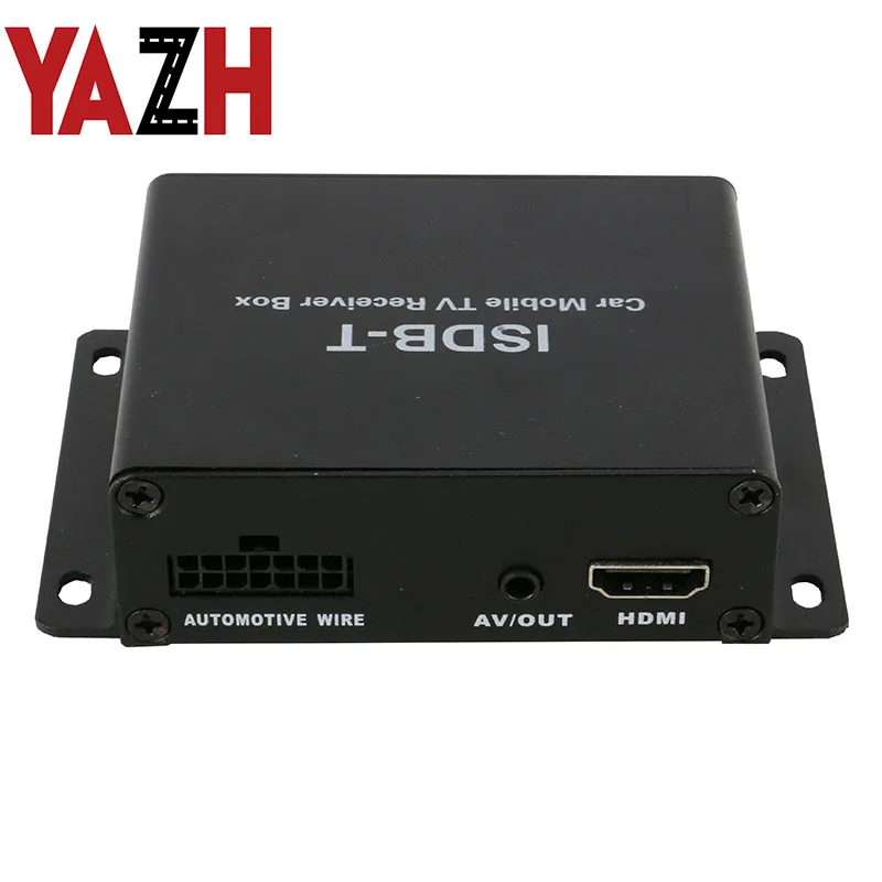 YAZH автомобильный ISDB-T(полный seg-2 антенны) цифровой ТВ приемник коробка для Бразилии, Японии, Венесуэлы, Южной Америки и т. Д