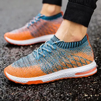 

Joker Lightweight Knitted Men's Sports Shoes Wearable Breathable Running Shoes