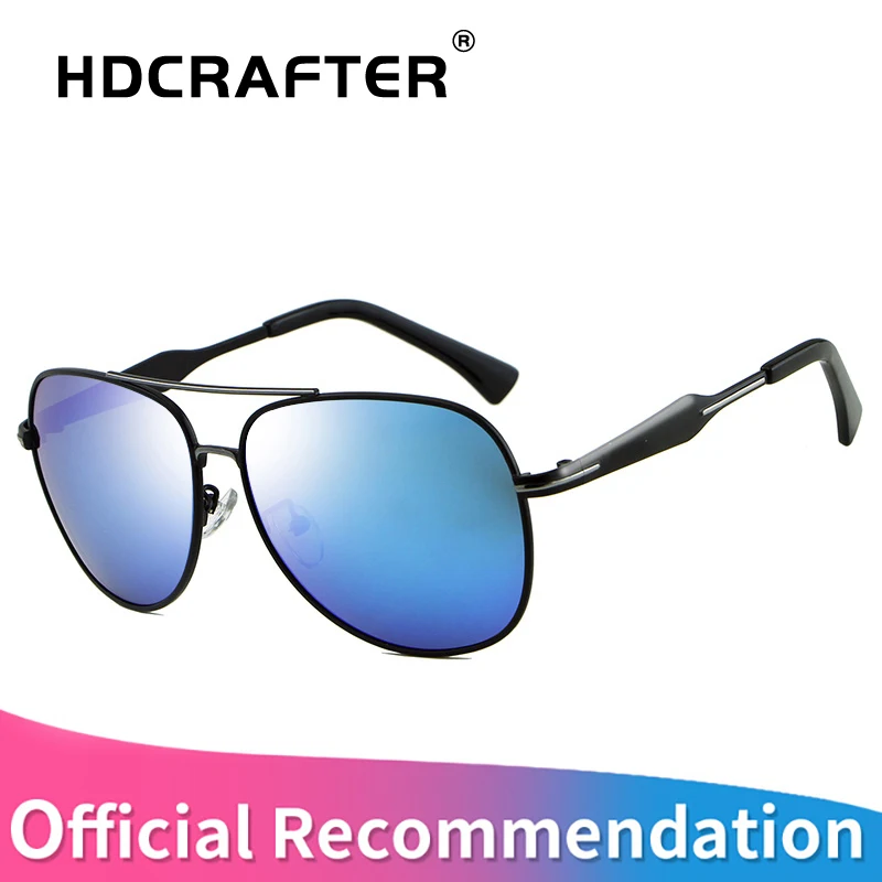 HDCRAFTER мужские Поляризованные солнцезащитные очки для вождения фирменный дизайн