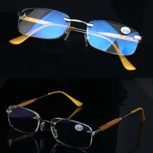 Новые высококачественные ультралегкие алюминиево-магниевые пресбиопические очки из алюминиевого сплава для мужчин и женщин