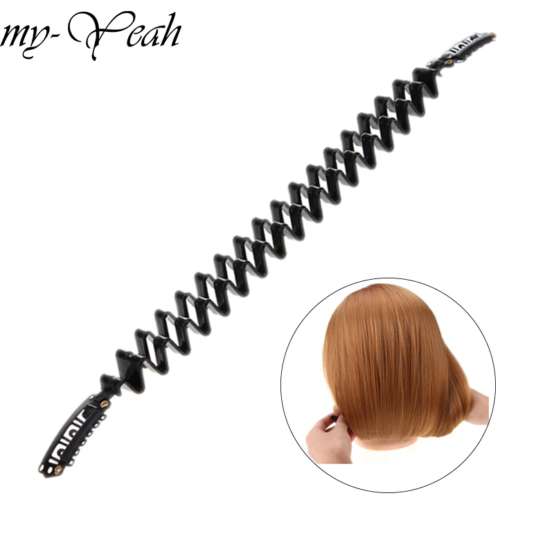 

Magic Braid Maker Tools Creating BOB Hair Dispenser Twist Clip Stick DIY BOBO Head Styling From Long Hair Become Short Tool