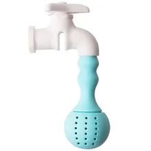 Кофе и Чай Инструменты Силиконовые кран Чай для заварки свободные Чай Leaf Фильтр Травяные специи фильтра диффузор