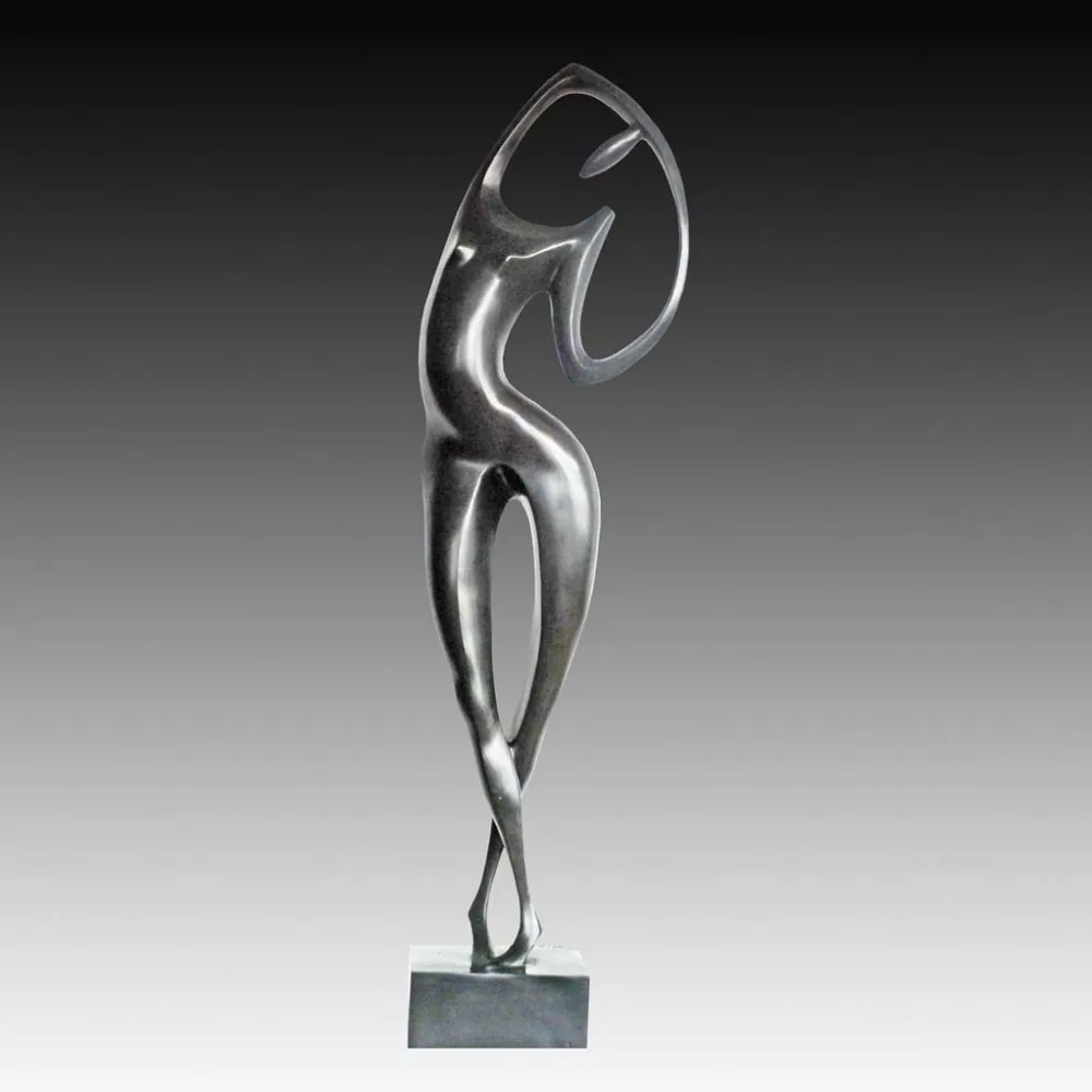 ATLIE BRONZES CHINESE Sculptures Statue Abstract Girl Home Decor Modern