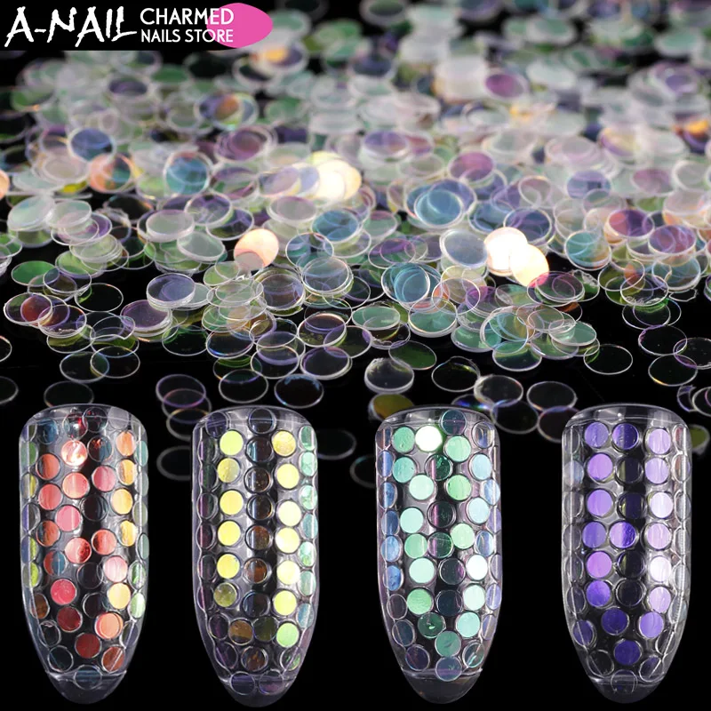 

12jars/set Chameleon AB Nail glitter Sequins star round heart shape Iridescent 3D Acrylic Paillette Flakes Nail art Decorations