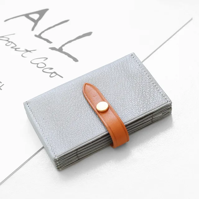 bemoreal business card holder men genuine leather fashion accordion credit cards case badge womens card holder - Business Card Holder For Women bemoreal business card holder men genuine leather fashion accordion credit cards case badge womens card holder - Business Card Holder For Women