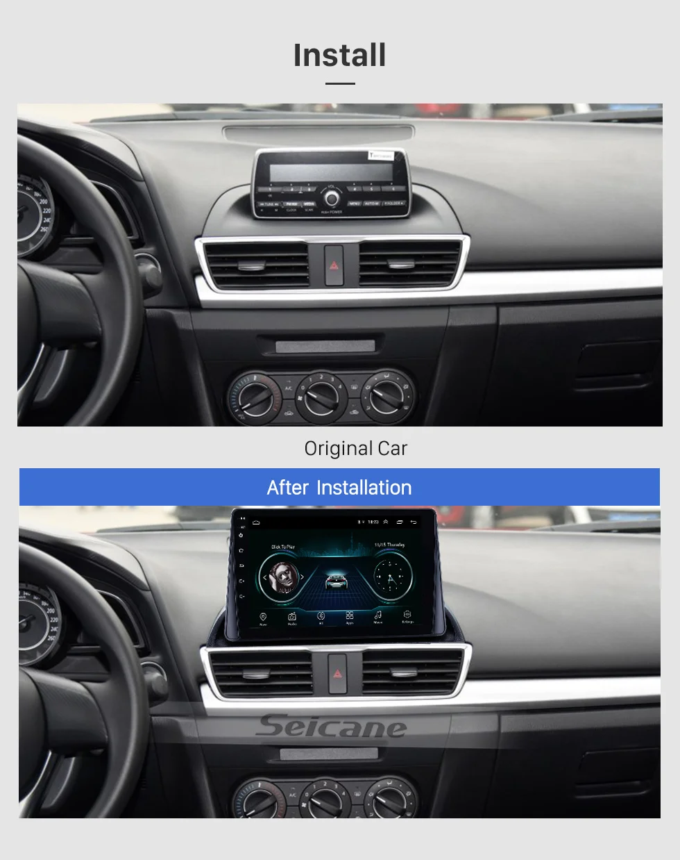 Clearance Seicane 2din Android 8.1 Car Head Unit Player For Mazda 3 Axela 3 BM 2013 2014 2015 2016 2017 2018 GPS Navigation Support wifi 1 Clearance Seicane 2din Android 8.1 Car Head Unit Player For Mazda 3 Axela 3 BM 2013 2014 2015 2016 2017 2018 GPS Navigation Support wifi 1