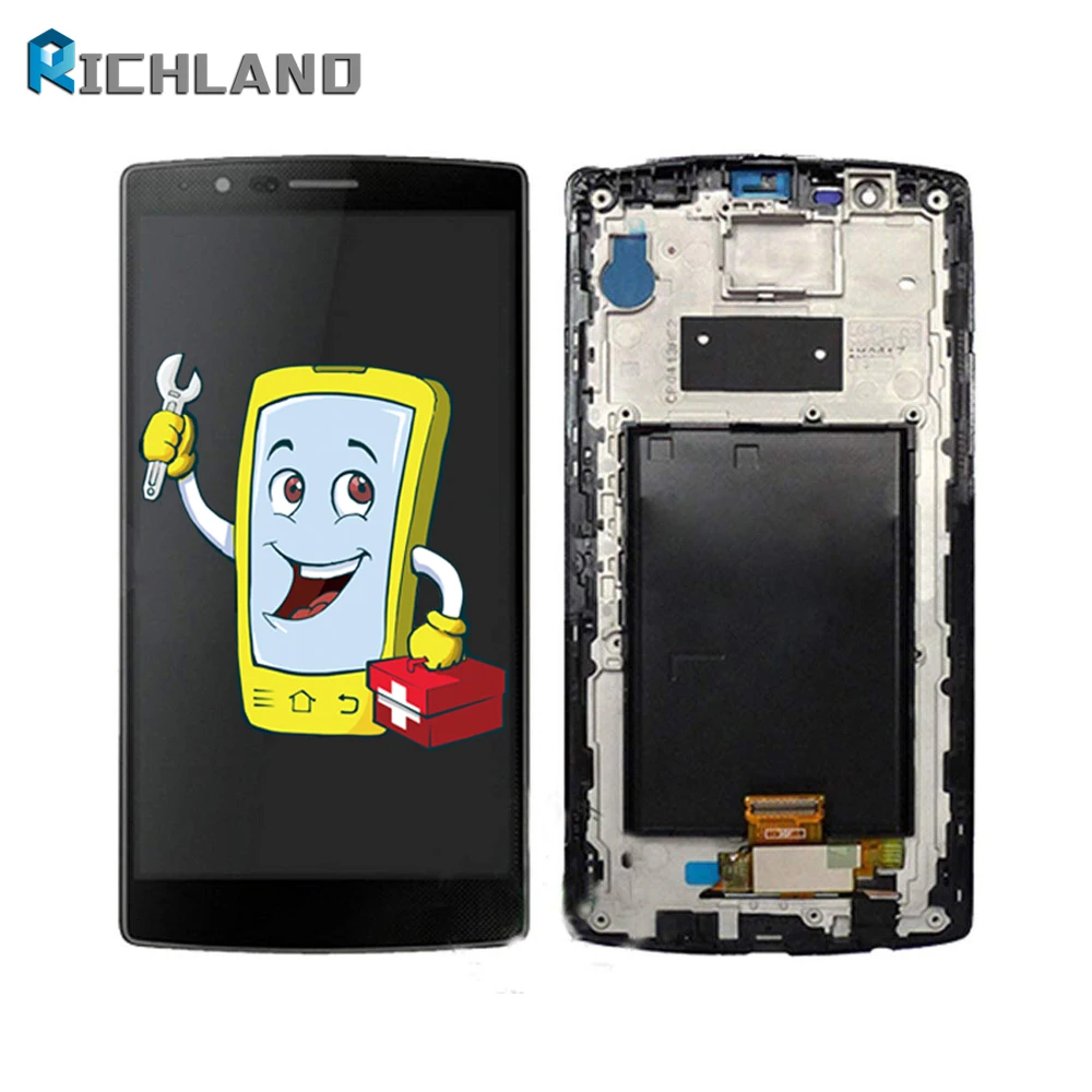 Original Lcd for LG G4 H815 Display LCD Touch Screen with Frame H810 H811 H815 Screen Display