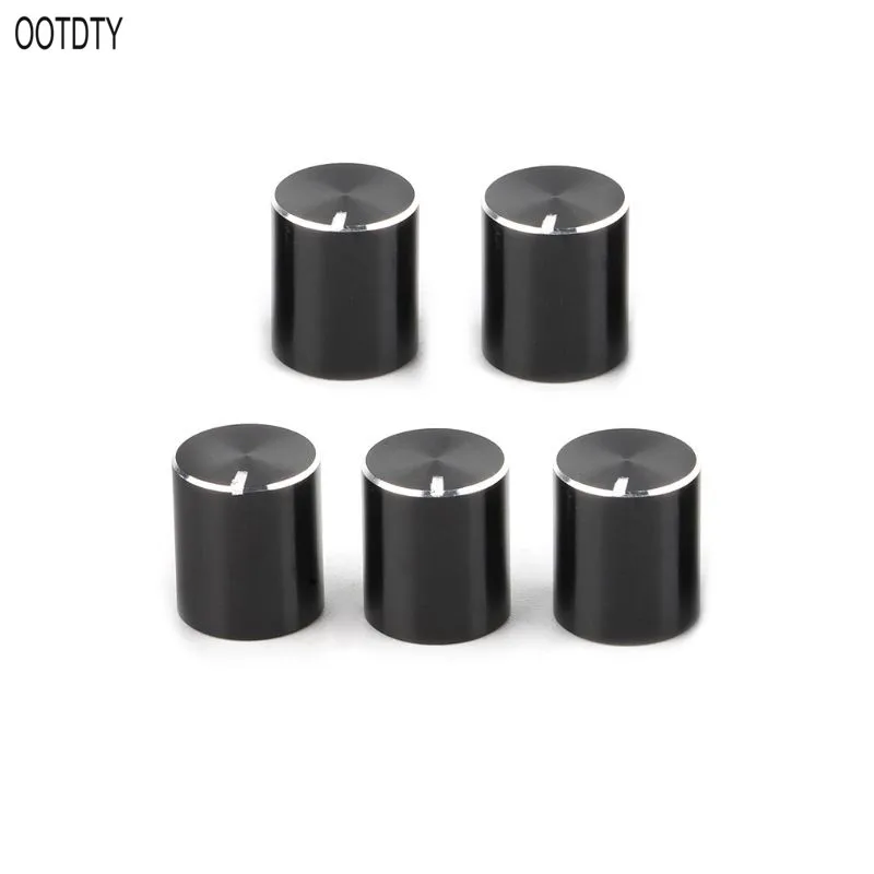 

OOTDTY 5Pcs 11x12.5mm Rotary Potentiometer Knob Cap Volume Control For Audio Amplifier