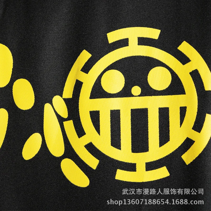 Новая японская Черная куртка с капюшоном из аниме One Piece Trafalgar Law популярный свитер
