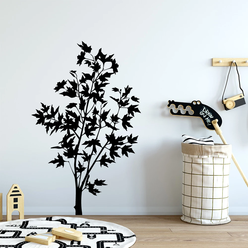 

NEW Maple Home Decor Modern Acrylic Decoration Pvc Wall Decals Background Wall Art Decal naklejki na sciane