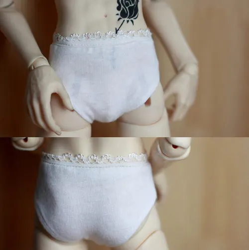 Нижнее белье для куклы BJD белое кружевное свободное нижнее 1/3 1/4 DD SD SD17 аксессуары