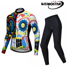 Трикотаж для мужчин Mtb велосипедная одежда Ciclismo с длинным рукавом шоссейная рубашка шоссейный велосипед велосипедная одежда 3d гелевая накладка комплект