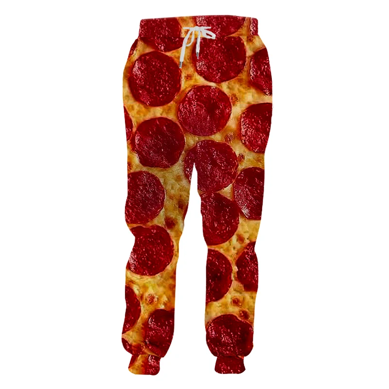 OGKB Jogger Брюки мужские Новые Длинные свободные 3D повседневные штаны с принтом Красной пиццы хип-хоп одежда большого размера мужские осенние спортивные штаны Homme