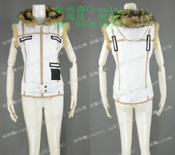 

Katekyo Hitman Reborn Byakuran Gesso White Vest top Cosplay Costume J001