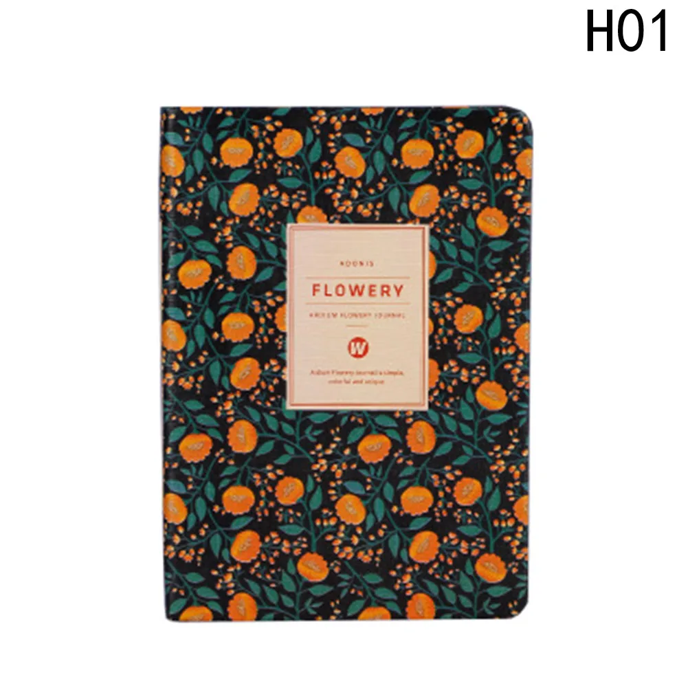

Cute Floral Flower Schedule Book Diary Weekly Planner Notebook School Office Supplies Kawaii Stationery New Arrival