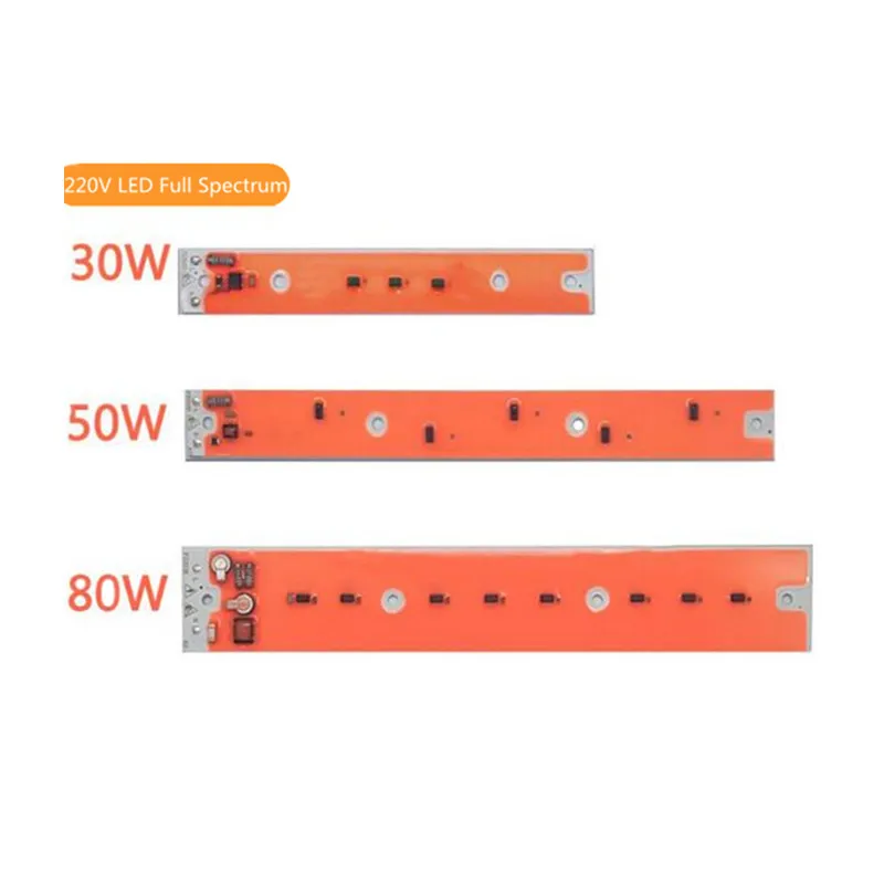 IKVVT светодио дный источник света COB лампа Чип 30 Вт 50 Вт 80 Вт AC 110 V 220 V Гц 60 Гц умный DIY прожектор белый теплый белый полный спектр лампы