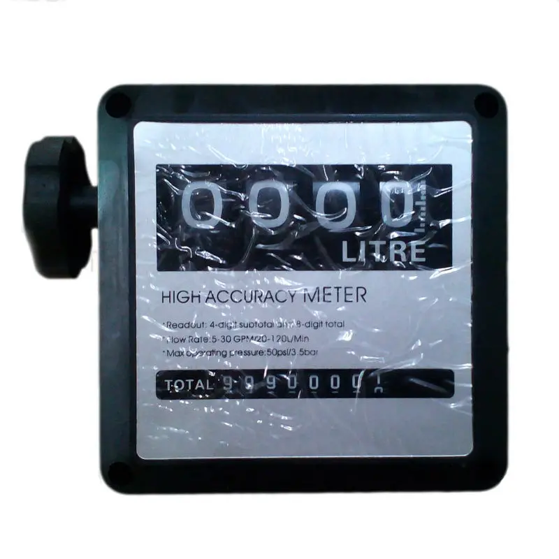 FM-120 water Flow Meter sensor flowmeter fuel gauge caudali gasoline diesel Fuel Oil flow indicator counter G1. 0 4-digit 0-9999 2