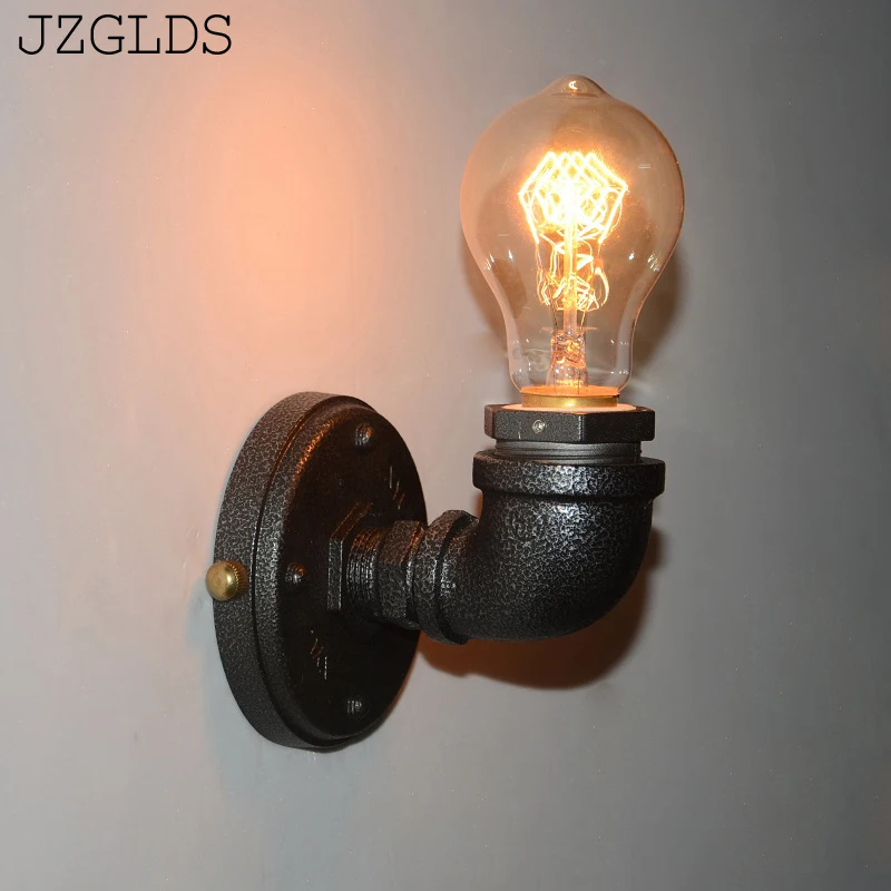 

Loft lamps imitated water pipe E27 wall light lamp bedroom restaurant pub cafe bar corridor aisle light retro wall sconce bra