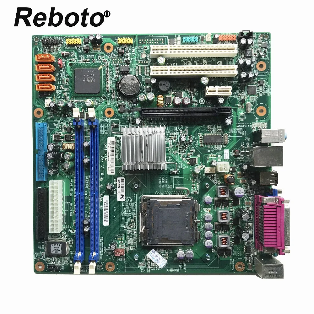 

Reboto High quality For Lenovo ThinkCentre A57 M57e Motherboard FRU 53Y3282 LGA775 DDR2 45C2882 G31T-LM MB 100% Tested Fast Ship
