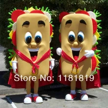 Талисман Сэндвич костюм талисмана Модный на заказ костюм аниме косплей наборы маскарадный костюм