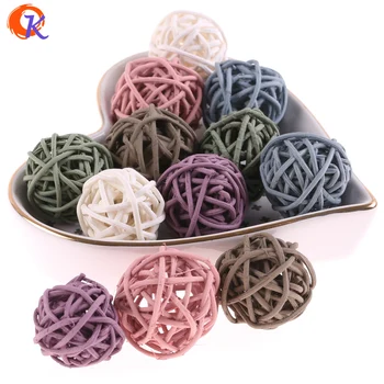 

Cordial Design 50Pcs/Bag (Choose Color) Jewelry Accessories/DIY/Rattan Bead/Hand Made/Ball Shape/Embellishments/Earring Findings