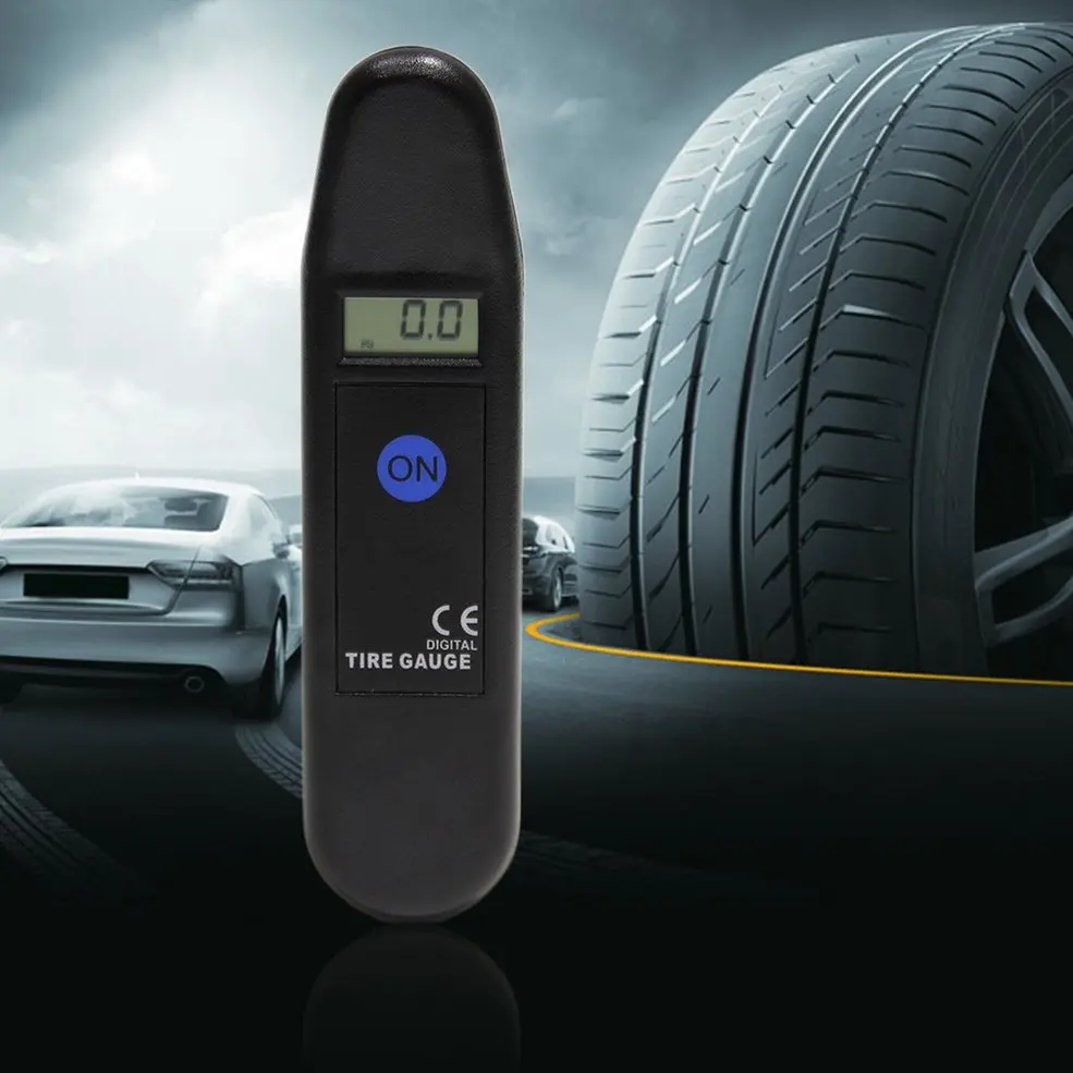 Цифровой ЖК-дисплей Дисплей точность колесо шина воздуха Давление датчик манометр для транспортного средства, мотоцикла, автомобиля 5-150