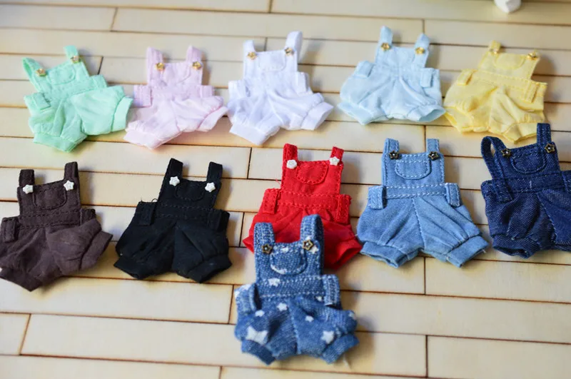 Новинка [1/12 кукольные шорты Bib] OB11 Bib 1/12 кукольные шорты obitsu11 одежда(Fit Ob11, obitsu11, BJD12, cu-poche) 07