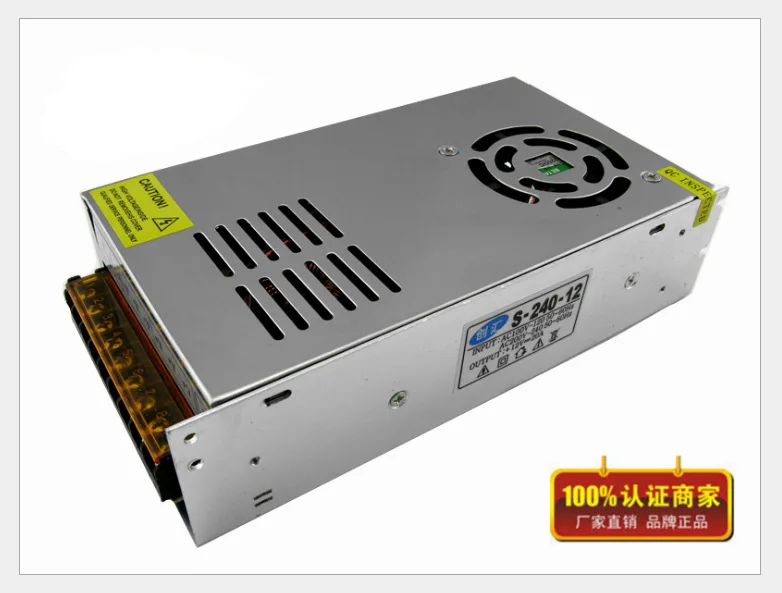 

PWM AC / DC Switching 12V 20A 240W Switching Industrial Power Supply Driver LED Lights Lamp Billboard Power AC 100 - 240V