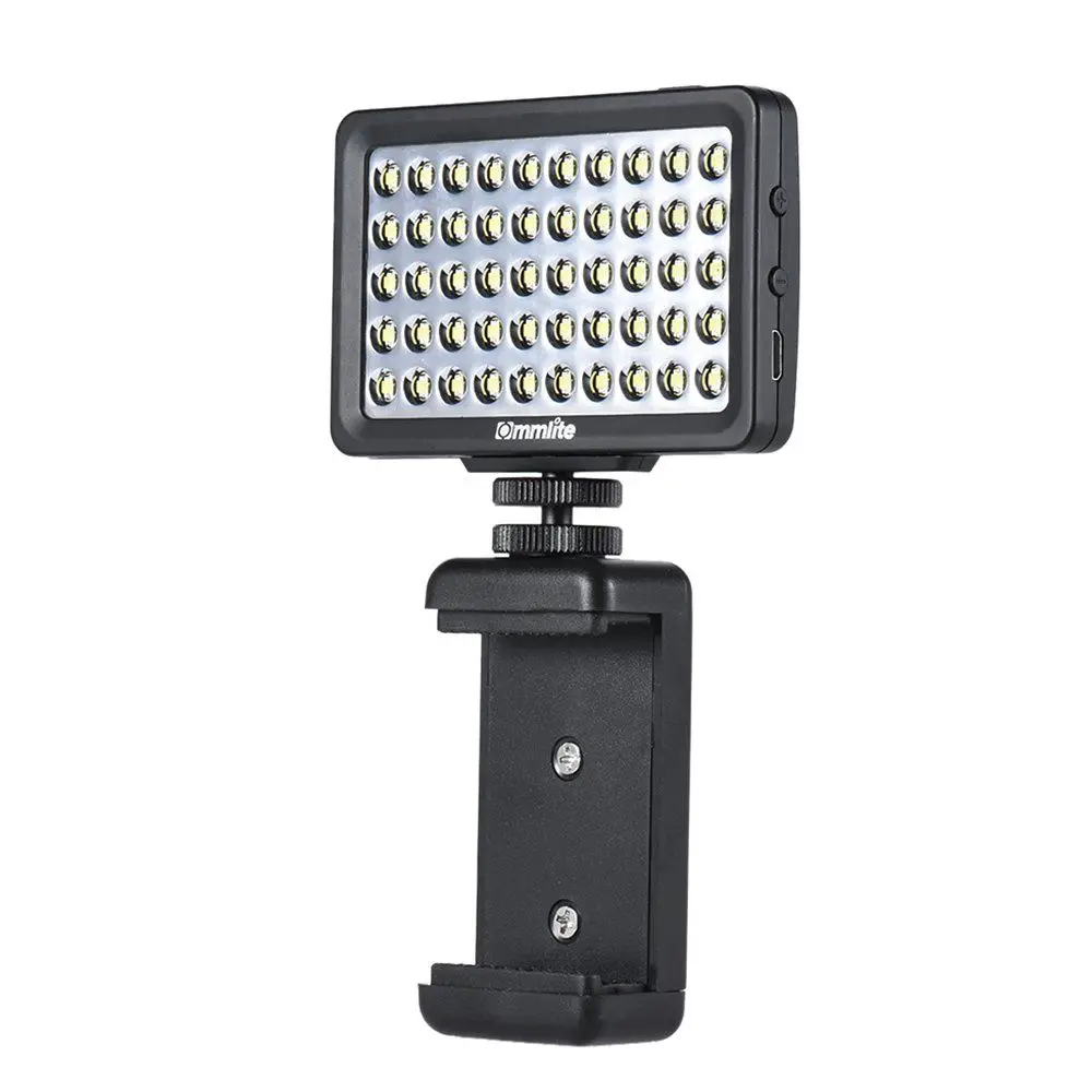 

Kalai CM-L50 Multi-Functional Mini LED Video Light for Cellphone Pad DSLR for GoPro Cameras