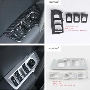 

Lapetus Accessories For Volkswagen VW Tiguan MK2 2016 - 2020 Door Armrest Window Glass Lift Button Panel Molding Cover Trim