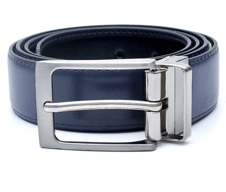 mens brown leather belt Mens Belt Formal Leather Reversible Buckle Belts Mens Leather Handmade Belt Hot Fashion Cowhide Leather Male Belt Black Color leather belt