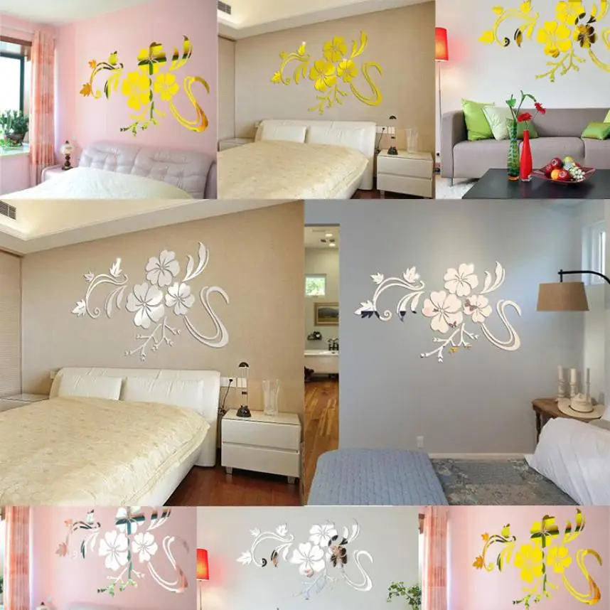 Buy Acrylic Mirror Wall Stickers DIY Stickers Home