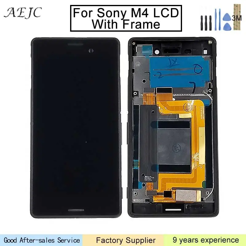 Для Sony Xperia M4 Aqua LCD дисплей кодирующий преобразователь сенсорного экрана в сборе с
