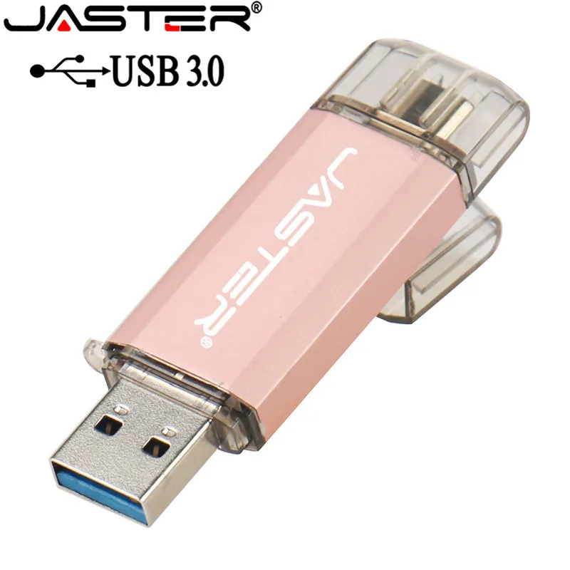 JASTER логотип клиента тип-c 3,0 usb флеш-накопитель 3,0 64 Гб металлический пользовательский флеш-накопитель 32 Гб карта памяти 16 Гб для телефонов микро-накопитель