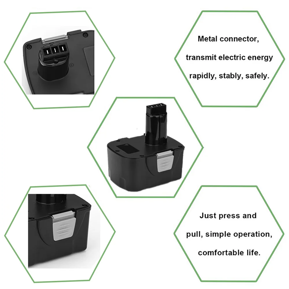 Laipuduo 12V 2000mAh Ni CD аккумулятор для электроинструмента Interskol H12 беспроводная дрель 2