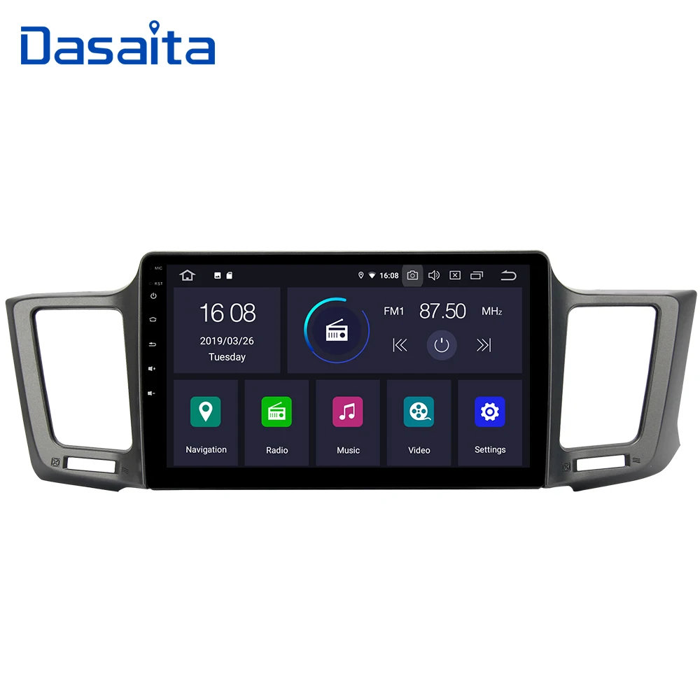 Cheap 1 din 10.2" HD IPS Screen Android 9.0 GPS Car Radio  Autoradio for Toyota RAV4 2014 2015 2016 Car multimedia player 1