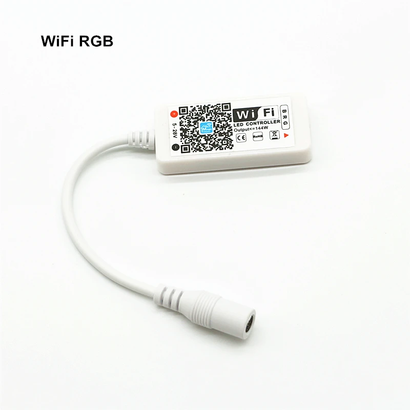 DC 5 в 12 В 24 В мини Bluetooth/WiFi контроллер IOS Android телефон приложение 24Key IR/21Key RF пульт дистанционного управления для RGB RGBW светодиодные полосы