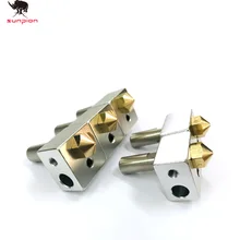 MK10 Printer Parts Hotend Kit 0 .4mm Copper Nozzle M7 Thread Heatbreak with PTFE Teflon – For Wanhao/FlashForge/Creator Etc.