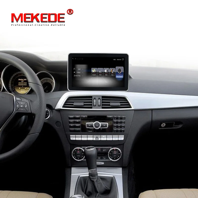 Excellent MEKEDE 4G LTE 3GB RAM 9" Android 7.1 car multimedia player for Benz C-Class W204 S204 2011-2013 WIFI BT Support 4G SIM Card 1