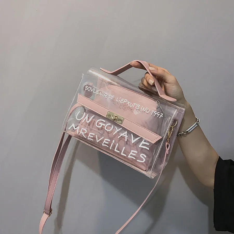 Женская сумка Прозрачная желе сумка bolsa feminina сумка-мессенджер borsa donna модные malas de senhora сумки через плечо torebka