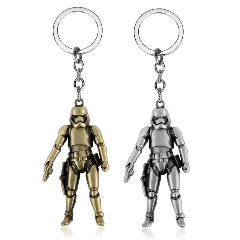 

Star Wars Keychain Alloy Metal Figure Storm Trooper Pendant Keychain Ring Darth Vader Mask Superhero Star War Accessories -50