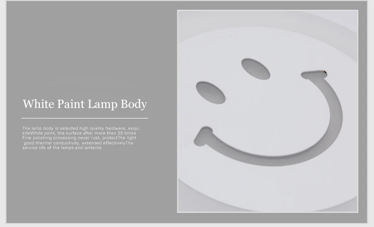 DE.SOUL Wall Lamps Smile Face Wall Lamps 12W 7W Acrylic Wall Sconce Kids Cartoon Bed Room Bedside Aisle Creative Wall Sconce_11