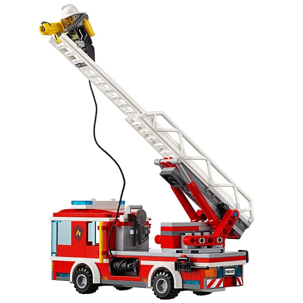 LEGO City Fire Ladder Truck 60107 (9)