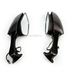 Acessórios da motocicleta Espelhos Retrovisores Preto w/Sinais de Volta Para Ninja ZX10R ZX-10R 2011-2015