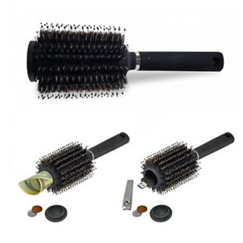 Curly Hair Brush Barber Container Box Salon Styling Storage Tools