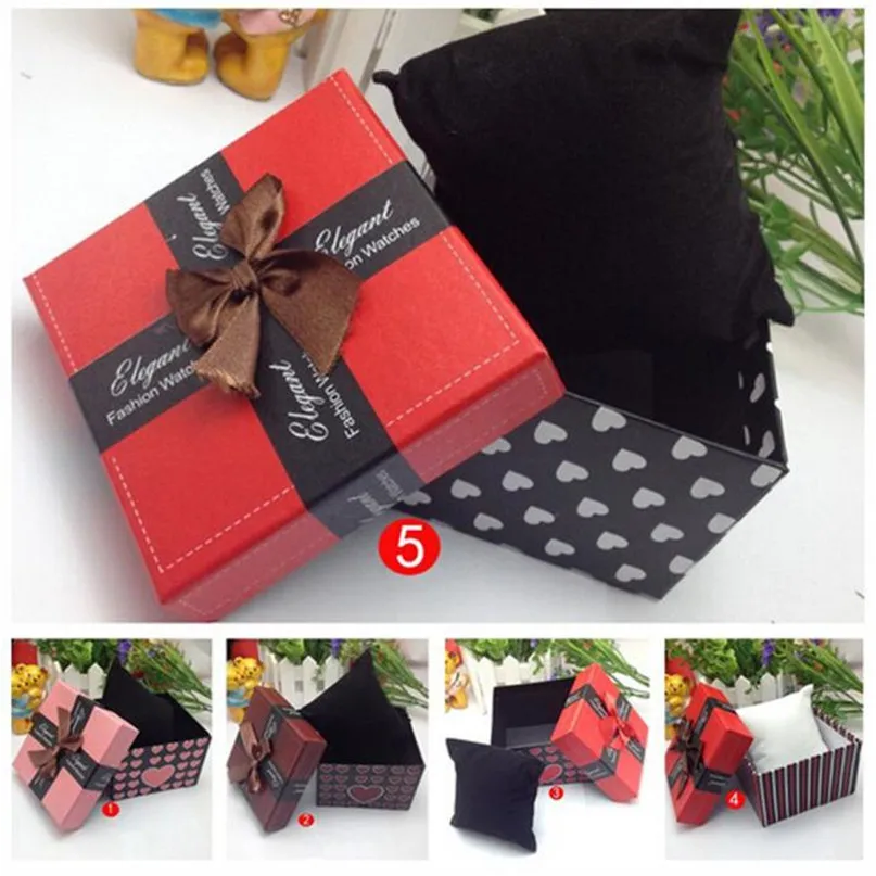 

Durable Present Gift Box Case For Bracelet Bangle Jewelry Watch Box Six Colors 2018 #4A27