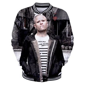 

Keith flint Fans jacket 3D Print Men jackets Coat Baseball uniform Winter Warm Hip Hop Cool The Prodigy Streetwear Plus Size