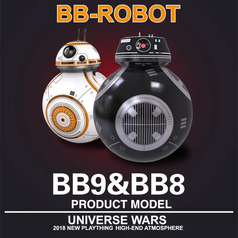 

Star hero BB8 Wars Remote Control Robot Ball Toy BB-8 Droid RC BB 8 BB-9E Last Jedi Distance Control Children Educational Toys