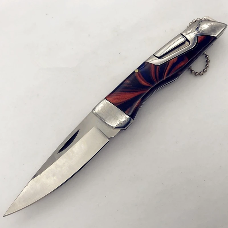 

Karambit Folding Knife Camping Pocket Knife Outdoor Tactical Survival Knives 440C Blade Resin Handle EDC Multi Tool Hot Sale